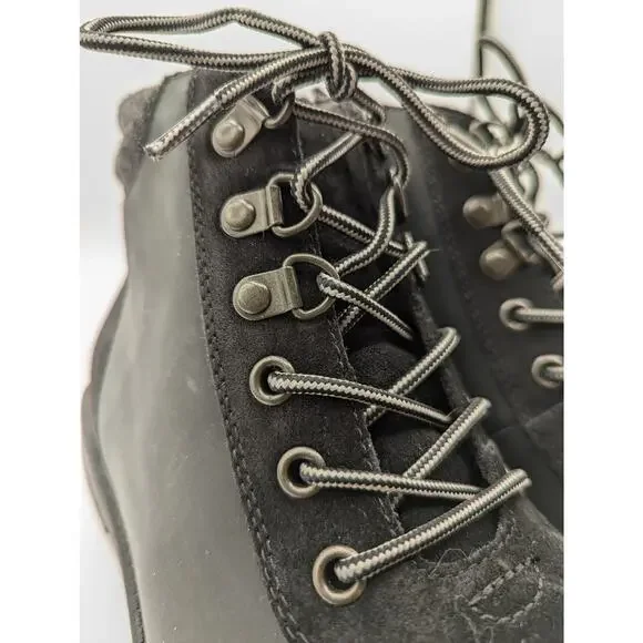 Clarks | Raisie Vita Boot Ankle Leather Zip Up & Tie | Sz 9.5 W - Picture 8 of 12